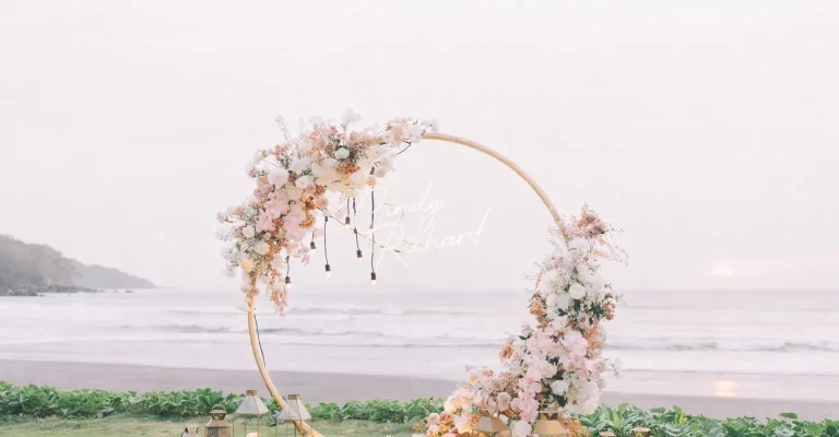 beach wedding proposal